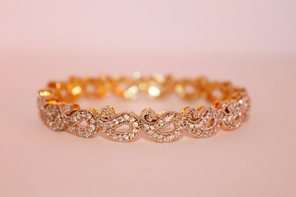 Gold bangles from the finishing bench